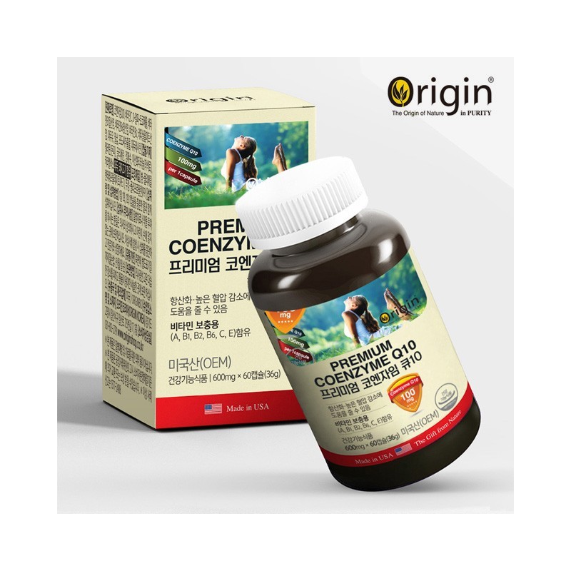 [오리진] 프리미엄 코엔자임 Q10 (600mg x 60캡슐) x 2개