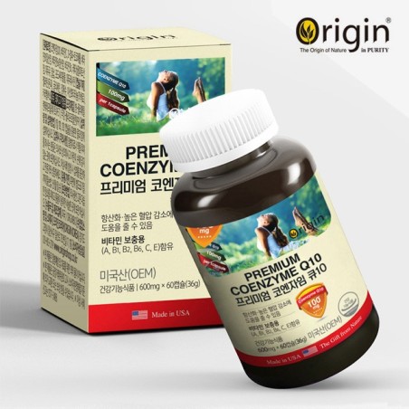 [오리진] 프리미엄 코엔자임 Q10 (600mg x 60캡슐) x 2개